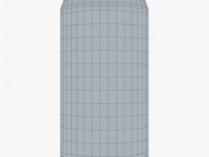 Aluminum Sleek Can 250ml v 2 3D Model