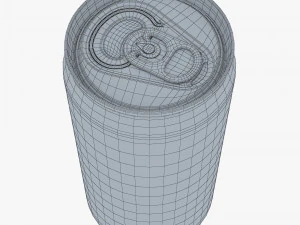 Aluminum Sleek Can 250ml v 2 3D Model
