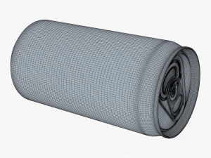 Aluminum Sleek Can 250ml v 2 3D Model