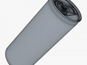 Aluminum Slim Can 250ml v 2 3D Модель