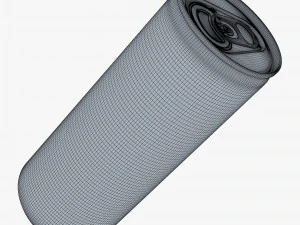 Aluminum Slim Can 250ml v 2 3D Model