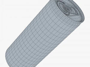 Aluminum Slim Can 250ml v 2 3D Model