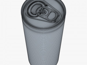 Aluminum Slim Can 250ml v 2 3D Модель