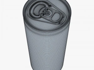 Aluminum Slim Can 250ml v 2 3D Model