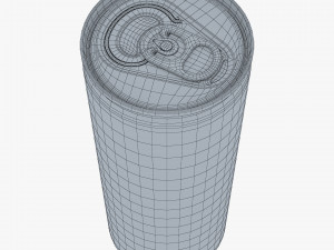 Aluminum Slim Can 250ml v 2 3D Модель