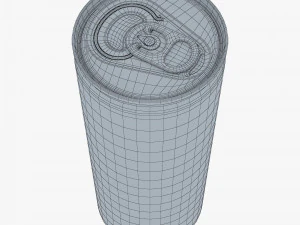 Aluminum Slim Can 250ml v 2 3D Model