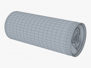 Aluminum Slim Can 250ml v 2 3D Модель