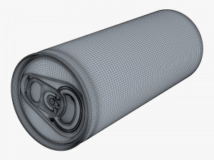 Aluminum Slim Can 250ml v 2 3D Модель