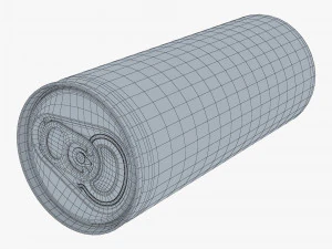Aluminum Slim Can 250ml v 2 3D Model