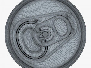 Aluminum Slim Can 250ml v 2 3D Model