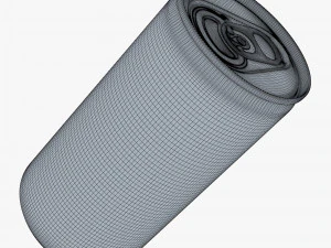 Aluminum Slim Can 180ml v 2 3D Model