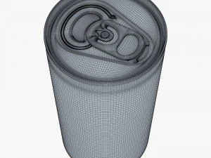Aluminum Slim Can 180ml v 2 3D Model