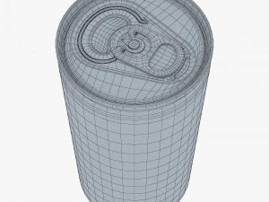 Aluminum Slim Can 180ml v 2 3D Model