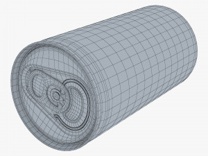 Aluminum Slim Can 180ml v 2 3D-Modell