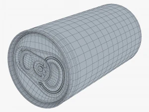 Aluminum Slim Can 180ml v 2 3D Model