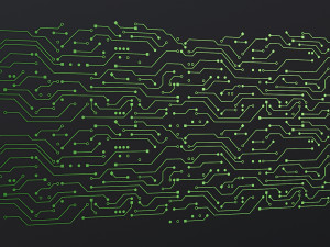 Electronic Circuit Board Pattern M 1 3D Модель