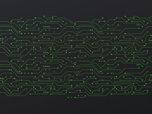 Electronic Circuit Board Pattern M 1 3D Модель