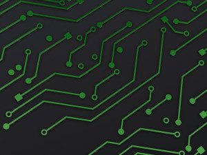 Electronic Circuit Board Pattern M 1 3D Модель