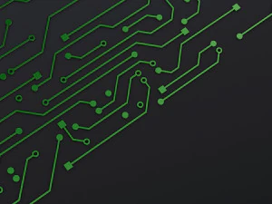 Padr&atilde;o de placa de circuito eletr&ocirc;nico M 1 Modelo 3D