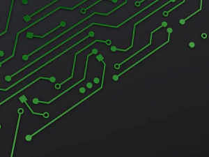 Padr&atilde;o de placa de circuito eletr&ocirc;nico M 1 Modelo 3D