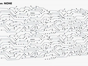 Padr&atilde;o de placa de circuito eletr&ocirc;nico M 1 Modelo 3D