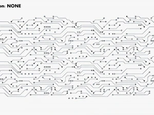 Padr&atilde;o de placa de circuito eletr&ocirc;nico M 1 Modelo 3D