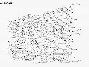 Electronic Circuit Board Pattern M 1 3D Модель