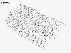 Electronic Circuit Board Pattern M 1 3D Модель