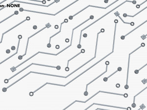 Electronic Circuit Board Pattern M 1 3D Модель
