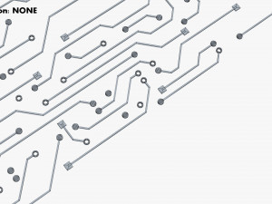Electronic Circuit Board Pattern M 1 3D Модель