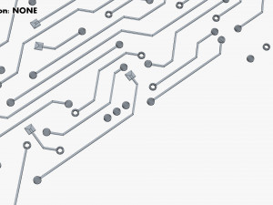 Electronic Circuit Board Pattern M 1 3D Модель