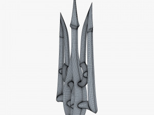 Stylized Ukrainian Tryzub M 3 Modello 3D
