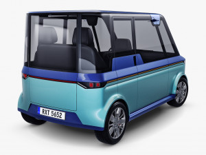 Generic Compact City Car v 2 3D मॉडल
