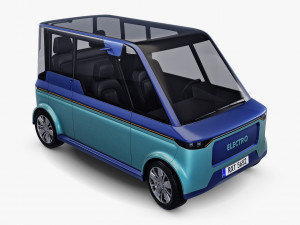 Generic Compact City Car v 2 3D मॉडल