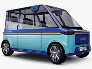 Generic Compact City Car v 2 3D मॉडल