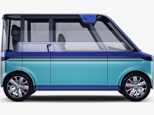 Generic Compact City Car v 2 3D मॉडल
