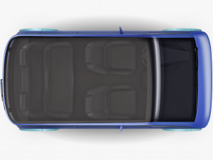 Generic Compact City Car v 2 3D मॉडल
