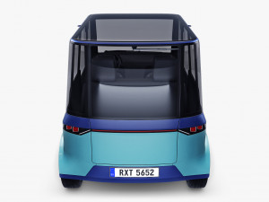 Generic Compact City Car v 2 3D मॉडल