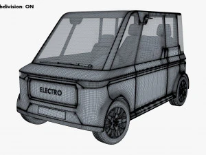 Carro urbano compacto gen&eacute;rico v 2 Modelo 3D