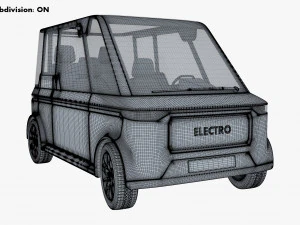 Carro urbano compacto gen&eacute;rico v 2 Modelo 3D