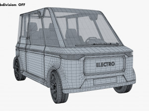 Generic Compact City Car v 2 3D मॉडल