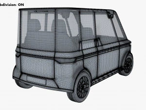 Carro urbano compacto gen&eacute;rico v 2 Modelo 3D