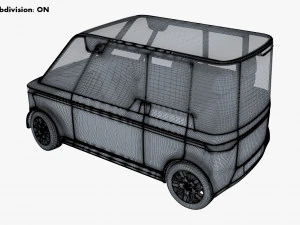 Carro urbano compacto gen&eacute;rico v 2 Modelo 3D