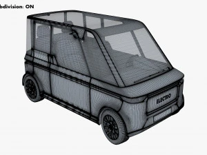 Carro urbano compacto gen&eacute;rico v 2 Modelo 3D