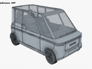 Carro urbano compacto gen&eacute;rico v 2 Modelo 3D