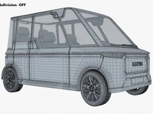 Carro urbano compacto gen&eacute;rico v 2 Modelo 3D
