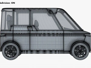 Carro urbano compacto gen&eacute;rico v 2 Modelo 3D