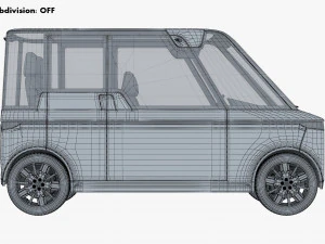 Carro urbano compacto gen&eacute;rico v 2 Modelo 3D