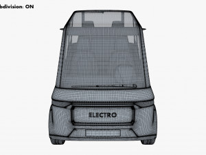 Generic Compact City Car v 2 3D मॉडल