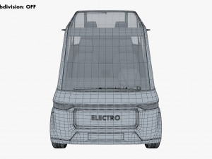 Generic Compact City Car v 2 3D मॉडल